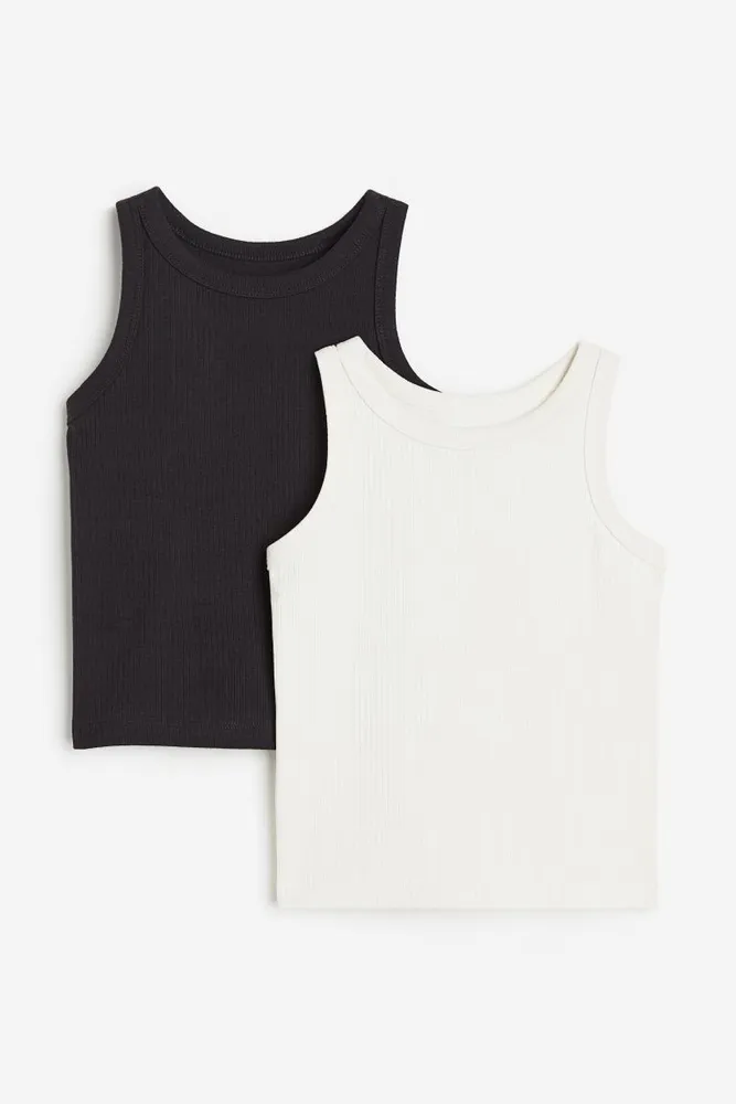 2-pack Ribbed Tank Tops