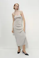 Glittery Fine-knit Maxi Dress