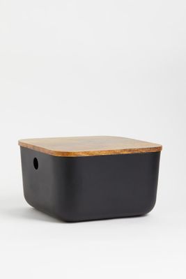 Metal and Mango Wood Box