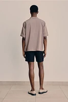 Regular Fit Linen Shorts