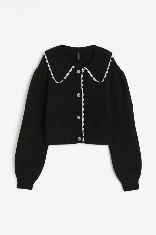 Cardigan with Peter Pan Collar