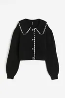 Cardigan with Peter Pan Collar