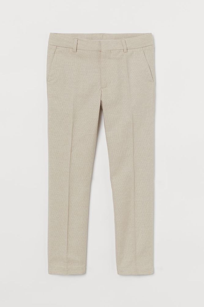 Textured Suit Pants