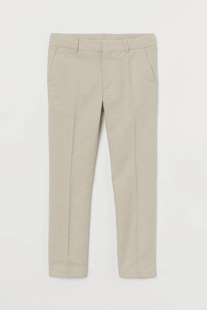 Textured Suit Pants