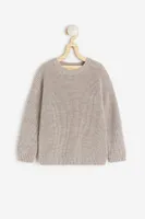 Merino Wool Rib-knit Sweater