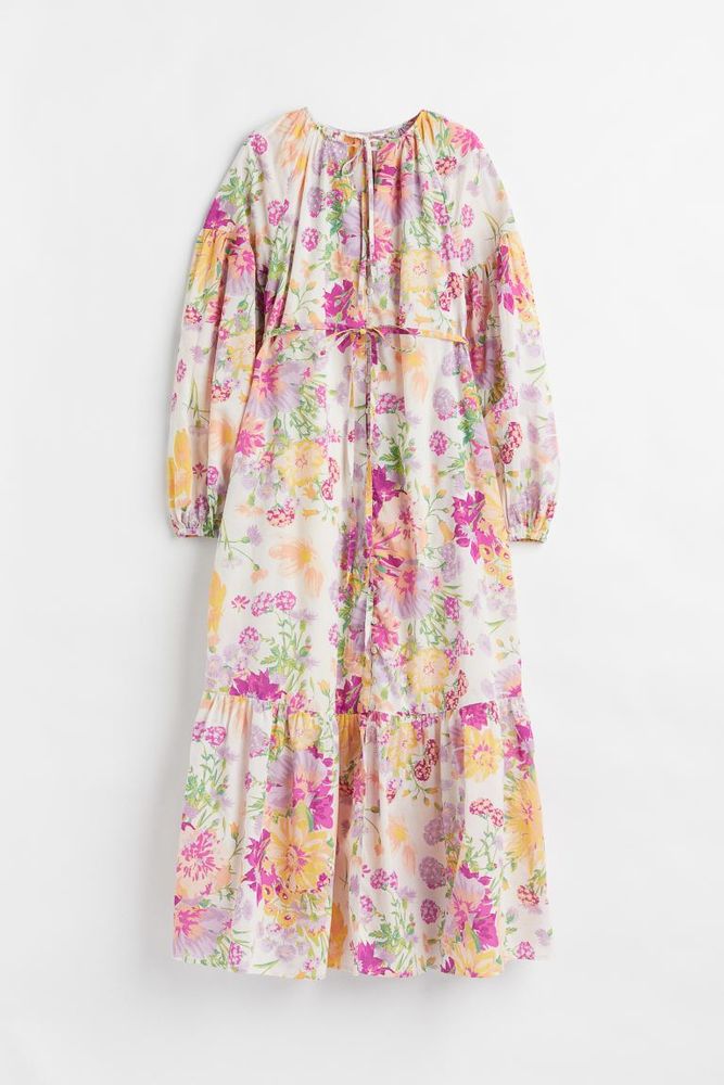 h&m balloon sleeve dress