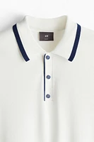 Slim Fit Fine-knit Polo Shirt