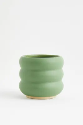Scented Candle a Stoneware Holder