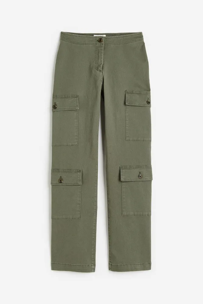 H&M Cotton Twill Cargo Pants