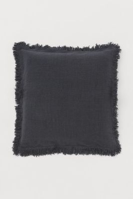 Housse de coussin en lin