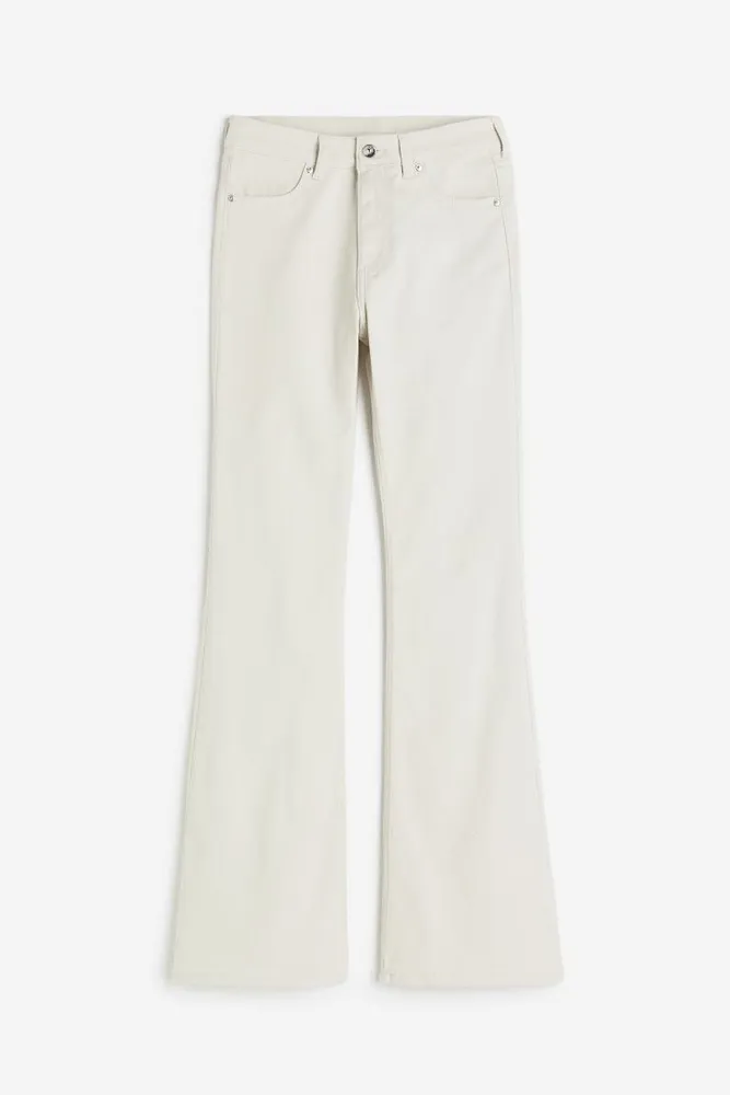 Flared Twill Pants