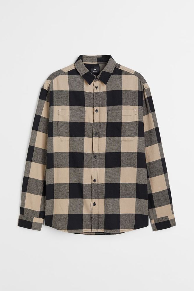 Chemise en twill Relaxed Fit