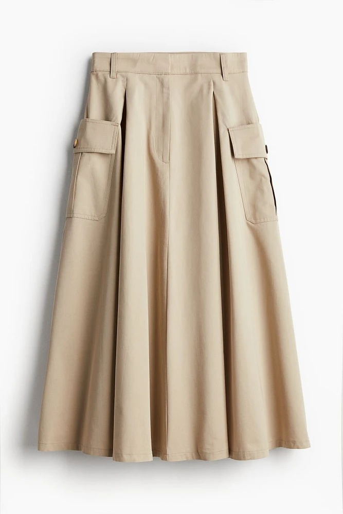 A-line Cargo Skirt