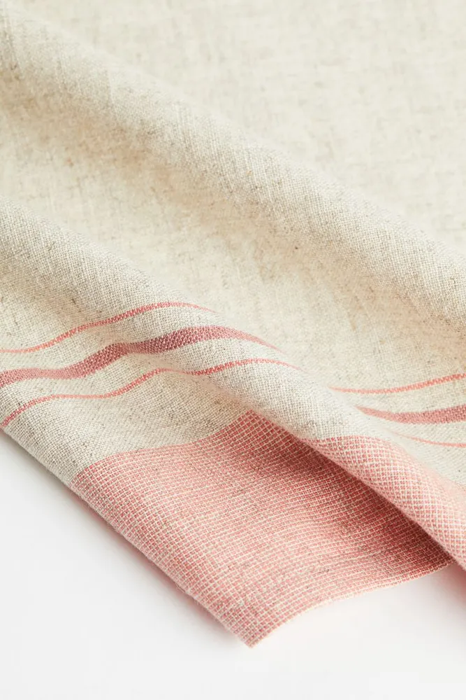 Linen-blend Tea Towel