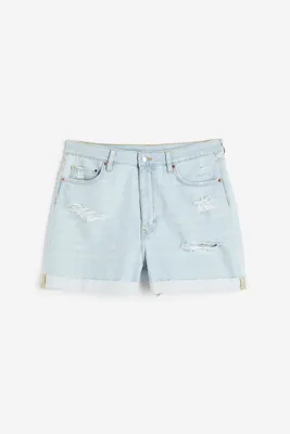 H&M+ Mom Comfort High Denim Shorts