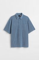Polo Relaxed Fit en tissu éponge