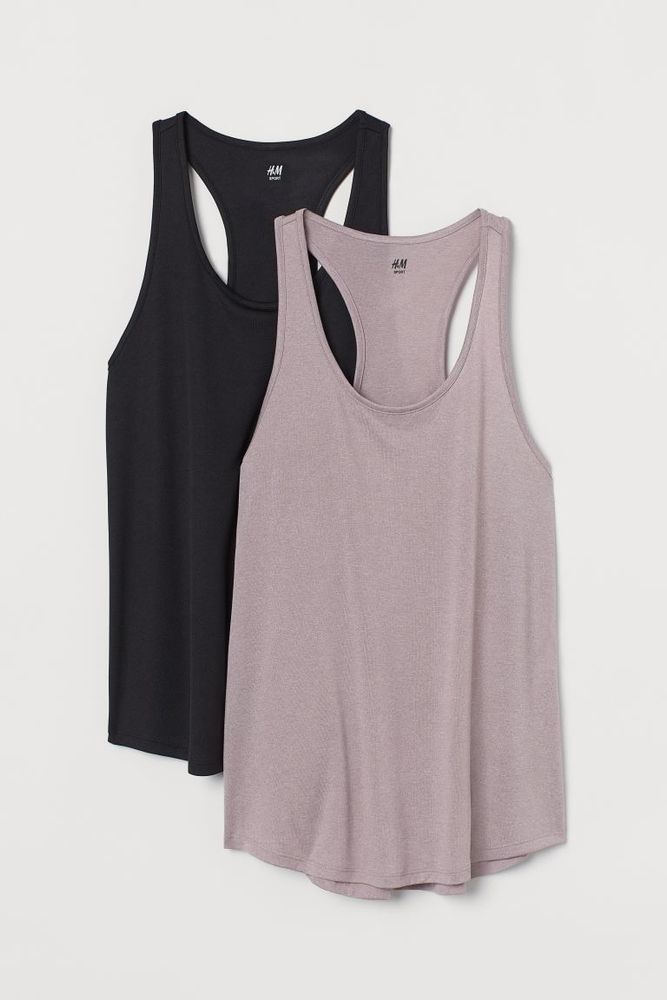 Wereldrecord Guinness Book Overgang Recyclen H&m 2-pack Sports Tank Tops | Pacific City