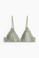Padded Lace-trimmed Soft-cup Bra