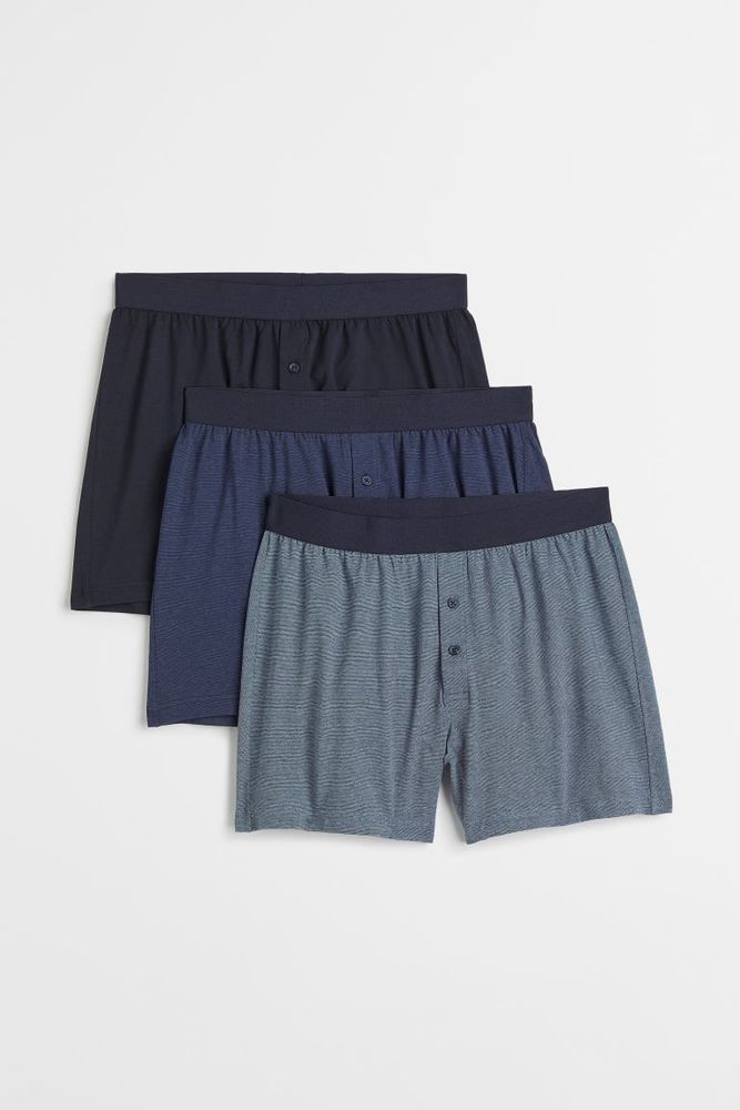 Lot de 3 caleçons en jersey coton
