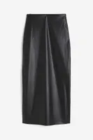 Coated Maxi Skirt