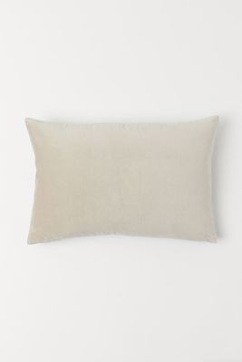 Housse de coussin en velours
