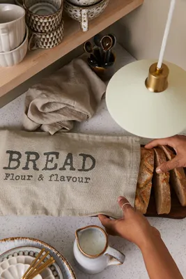 Linen-blend Bread Bag