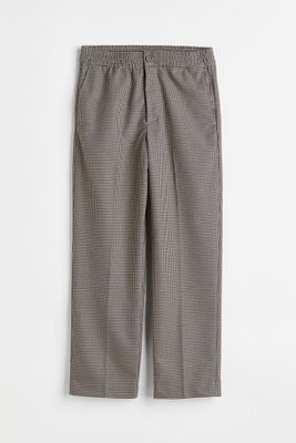 Relaxed Fit Suit Pants