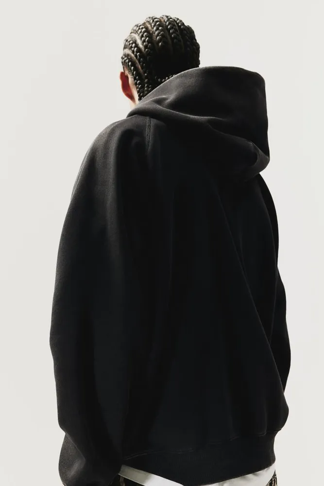 Oversized Fit Washed-look Hoodie
