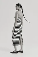 Ribbed Bandeau Dress