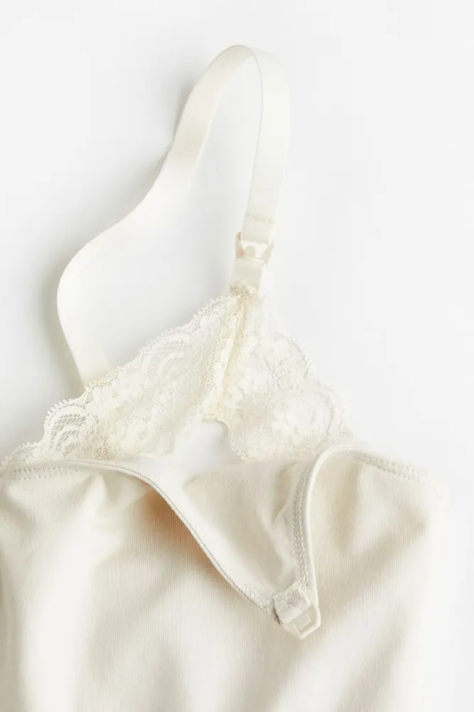 White Lace Nursing Camisole