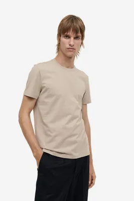 T-shirt Slim Fit en coton pima