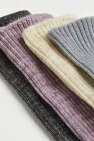 4-pack de calcetines con lana