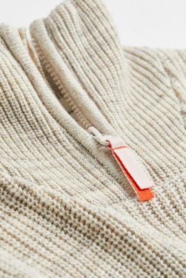 Zip-top Knit Sweater