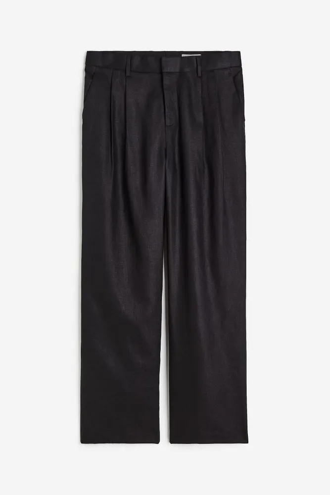 H&M Loose Fit Linen Pants