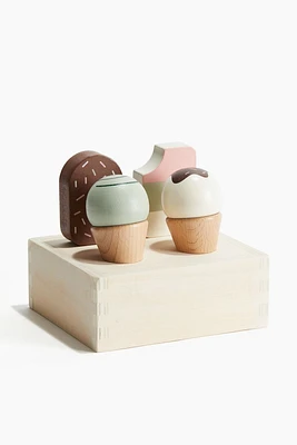 Wooden Ice Cream Toy Set