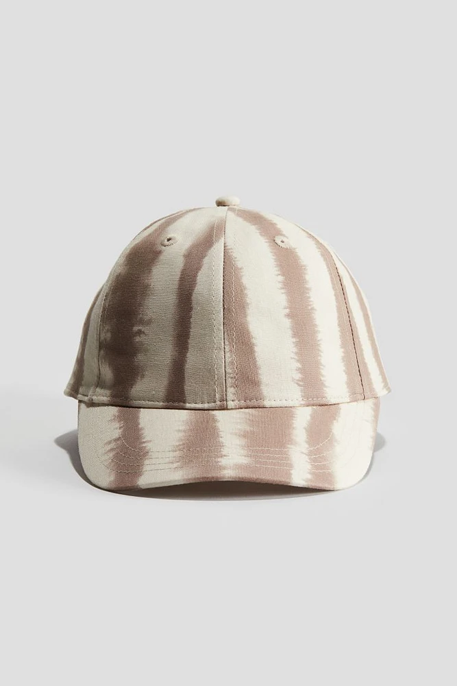 Linen-blend Cap