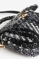 Textured-weave Crossbody Bag