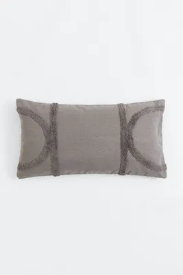 Tufted Cotton Cushion Cover