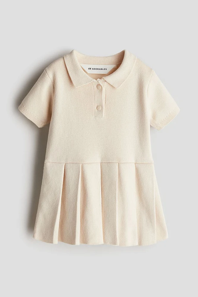 Fine-knit Cotton Dress