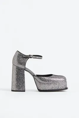 Block-heeled Mary Janes