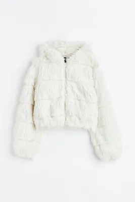 Hooded Fluffy Jacket