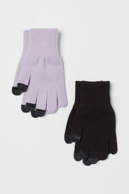 2-pack Touchscreen Gloves