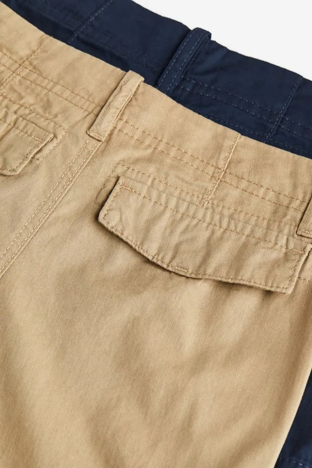 2-pack Cotton Cargo Pants