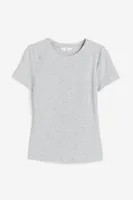 Ribbed Modal-blend T-shirt