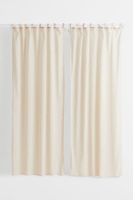 2-pack Linen-blend Curtains