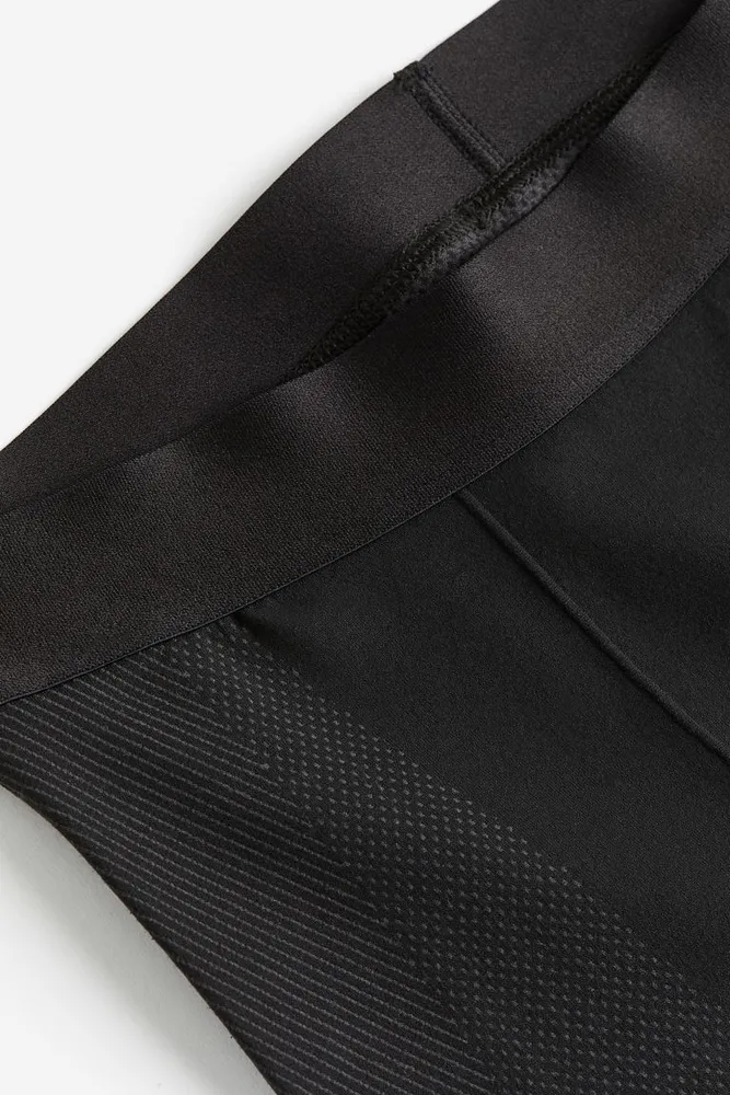 DryMove™ Seamless Sports tights - Black - Ladies