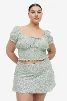 H&M+ Patterned A-line Skirt