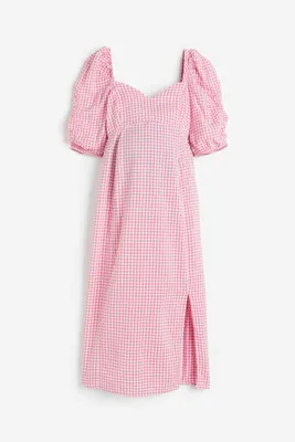 MAMA Puff-sleeved Dress