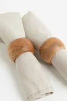2-pack Wooden Napkin Rings