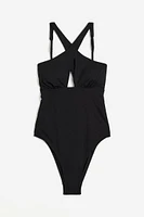 Padded-cup High-leg Swimsuit